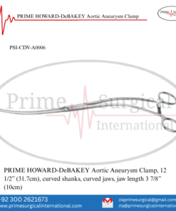 PRIME HOWARD-DeBAKEY Aortic Aneurysm Clamp