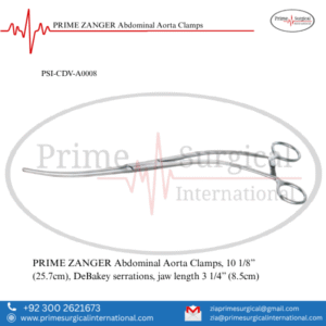PRIME ZANGER Abdominal Aorta Clamps