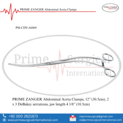 PRIME ZANGER Abdominal Aorta Clamps