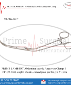 PRIME LAMBERT Abdominal Aortic Aneurysm Clamp