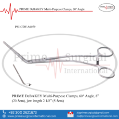 PRIME DeBAKEY Multi-Purpose Clamps, 60° Angle