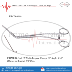 PRIME DeBAKEY Multi-Purpose Clamps, 60° Angle