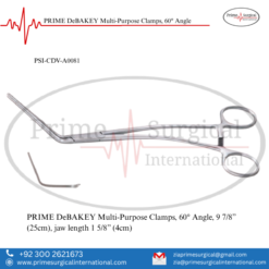 PRIME DeBAKEY Multi-Purpose Clamps, 60° Angle