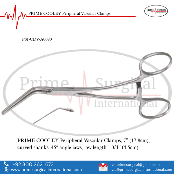 PRIME COOLEY Peripheral Vascular Clamps