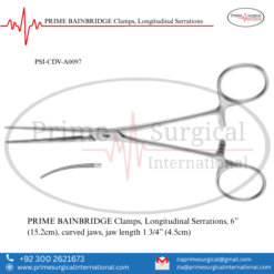 PRIME BAINBRIDGE Clamps, Longitudinal Serrations