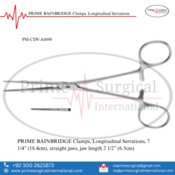 PRIME BAINBRIDGE Clamps, Longitudinal Serrations