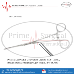 PRIME DeBAKEY Coarctation Clamps
