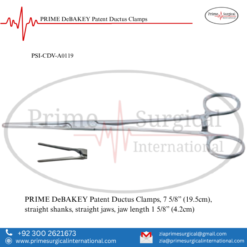 PRIME DeBAKEY Patent Ductus Clamps