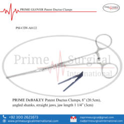 PRIME GLOVER Patent Ductus Clamps