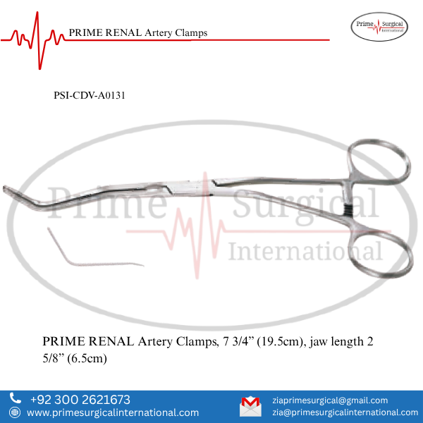PRIME RENAL Artery Clamps
