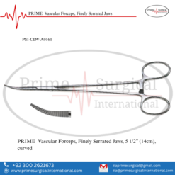 PRIME  Vascular Forceps, Finely Serrated Jaws