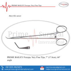PRIME BAILEY Forceps, Very Fine Tips