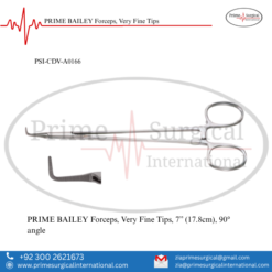 PRIME BAILEY Forceps, Very Fine Tips