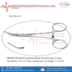 PRIME SELMAN Peripheral Blood Vessel Forceps, Cooley Serrations