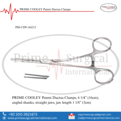PRIME COOLEY Patent Ductus Clamps