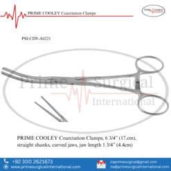PRIME COOLEY Coarctation Clamps