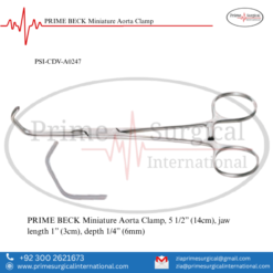 PRIME BECK Miniature Aorta Clamp