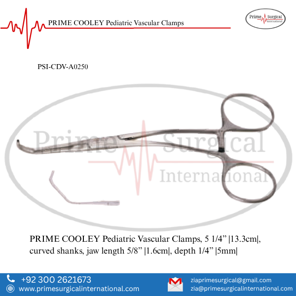 PRIME COOLEY Pediatric Vascular Clamps