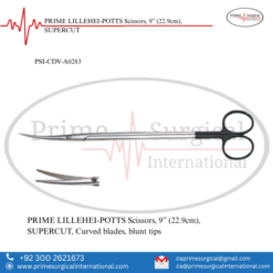 PRIME LILLEHEI-POTTS Scissors, 9” (22.9cm), SUPERCUT