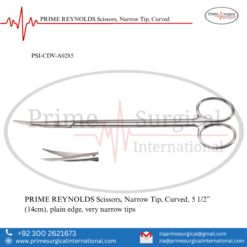 PRIME REYNOLDS Scissors, Narrow Tip, Curved