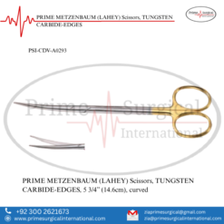 PRIME METZENBAUM (LAHEY) Scissors, TUNGSTEN CARBIDE-EDGES