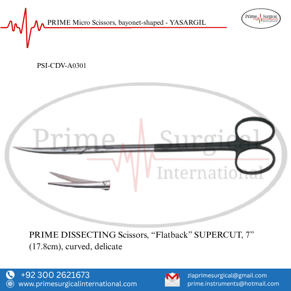 PRIME DISSECTING Scissors, “Flatback” SUPERCUT