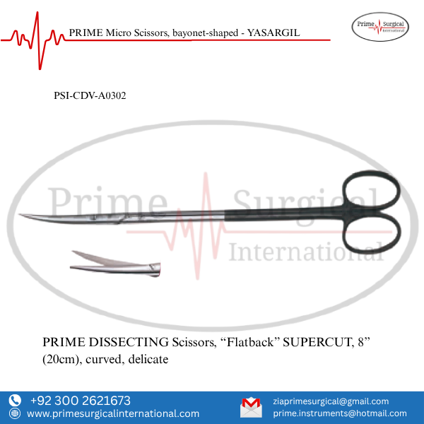 PRIME DISSECTING Scissors, “Flatback” SUPERCUT