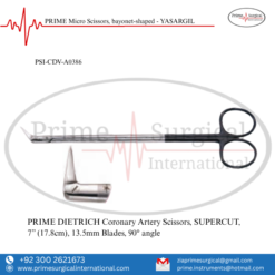 PRIME DIETRICH Coronary Artery Scissors - SUPER CUT