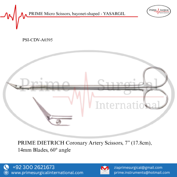 PRIME DIETRICH Coronary Artery Scissors - SUPER CUT