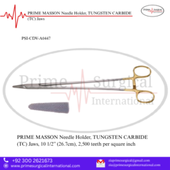 PRIME MASSON Needle Holder, TUNGSTEN CARBIDE (TC) Jaws