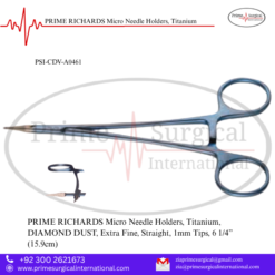 PRIME RICHARDS Micro Needle Holders, Titanium