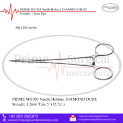 PRIME MICRO Needle Holders, DIAMOND DUST, Straight, 1.2mm Tips,