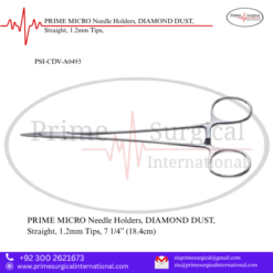 PRIME MICRO Needle Holders, DIAMOND DUST, Straight, 1.2mm Tips,