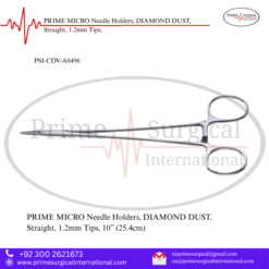 PRIME MICRO Needle Holders, DIAMOND DUST, Straight, 1.2mm Tips,