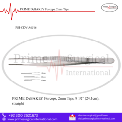 PRIME DeBAKEY Forceps, 2mm Tips