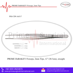 PRIME DeBAKEY Forceps, 2mm Tips