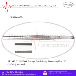 PRIME CUSHING Forceps, Semi-Sharp Dissecting End