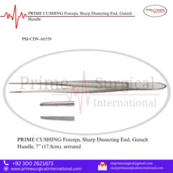 PRIME CUSHING Forceps, Sharp Dissecting End, Gutsch Handle