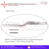 PRIME CUSHING Dressing Forceps, Square Dissecting End, Bayonet Handle