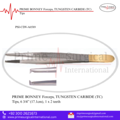 PRIME BONNEY Forceps, TUNGSTEN CARBIDE (TC) Tips