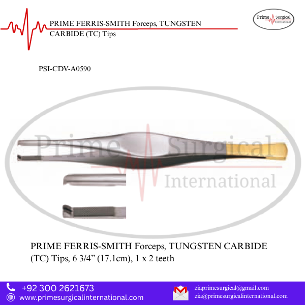 PRIME FERRIS-SMITH Forceps, TUNGSTEN CARBIDE (TC) Tips