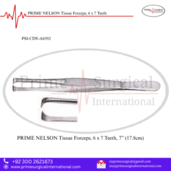 PRIME NELSON Tissue Forceps, 6 x 7 Teeth
