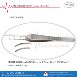 PRIME BROLI-ADSON Forceps, 1.2 mm Tips
