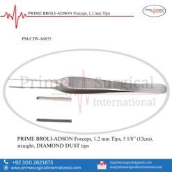 PRIME BROLI-ADSON Forceps, 1.2 mm Tips
