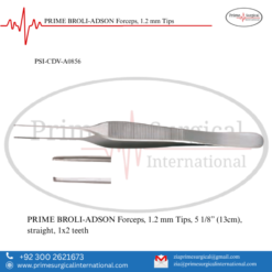 PRIME BROLI-ADSON Forceps, 1.2 mm Tips