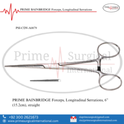 PRIME BAINBRIDGE Forceps, Longitudinal Serrations