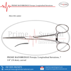 PRIME BAINBRIDGE Forceps, Longitudinal Serrations