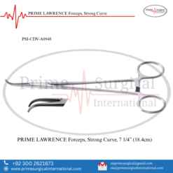 PRIME LAWRENCE Forceps, Strong Curve
