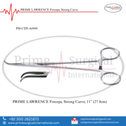 PRIME LAWRENCE Forceps, Strong Curve