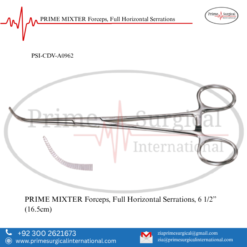 PRIME MIXTER Forceps, Full Horizontal Serrations